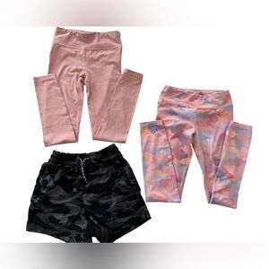 Athleta leggings and short bundle lot collection